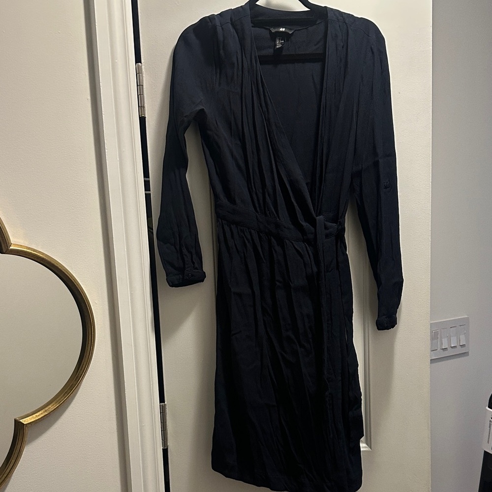 H&M Black Midi Dress